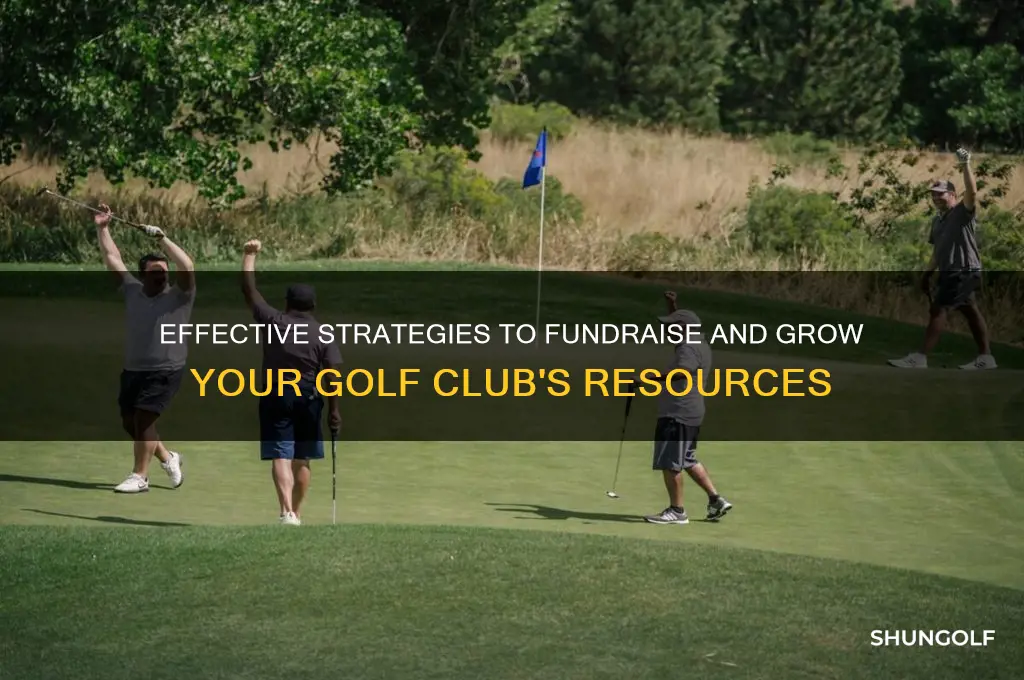 how to raise money for a golf club