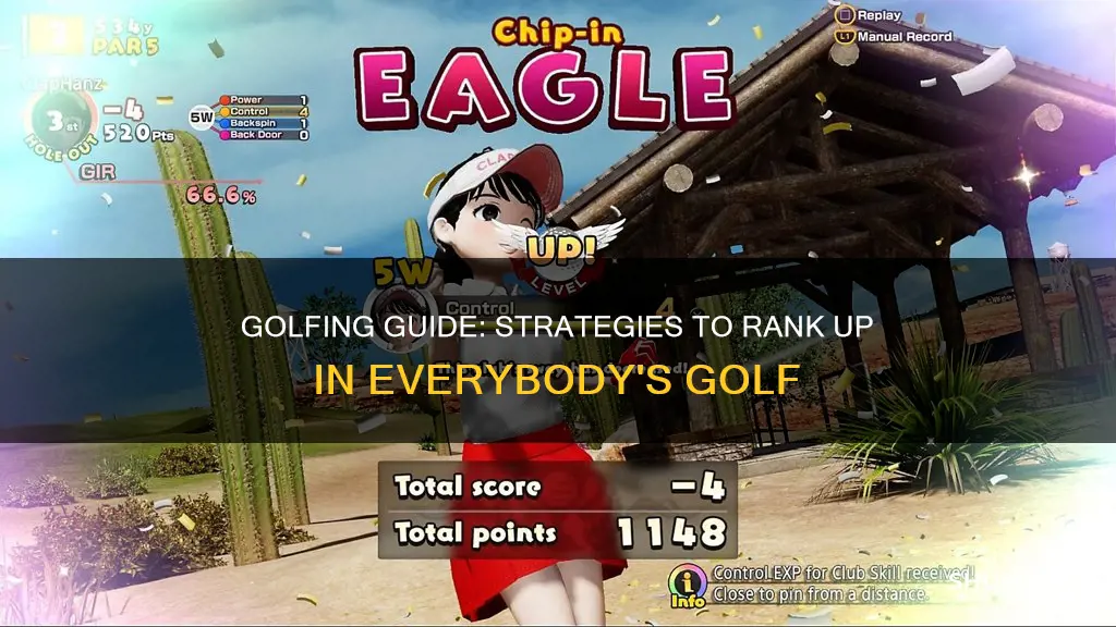 how to rank up everybodys golf