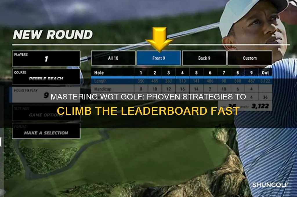 how to rank up in wgt golf