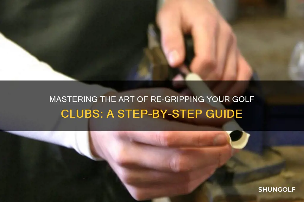how to re grip golf clubs