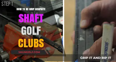 Mastering the Art of Re-Gripping Graphite Shaft Golf Clubs