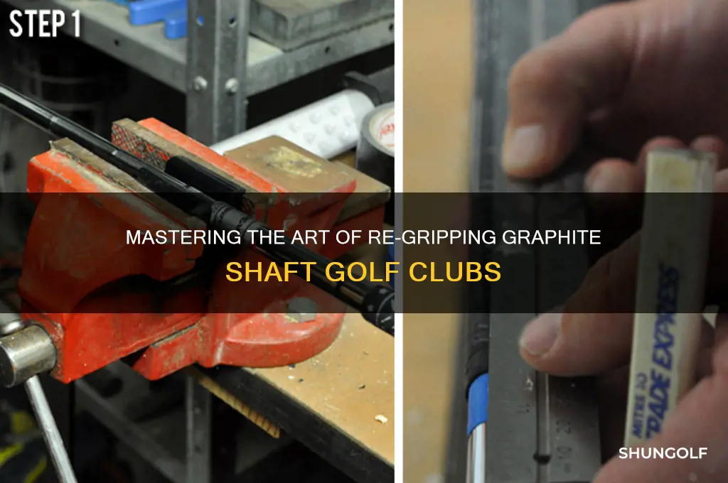 how to re grip graphite shaft golf clubs