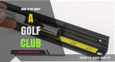 Master Golf Club Reshafting: A Step-by-Step Guide for Beginners