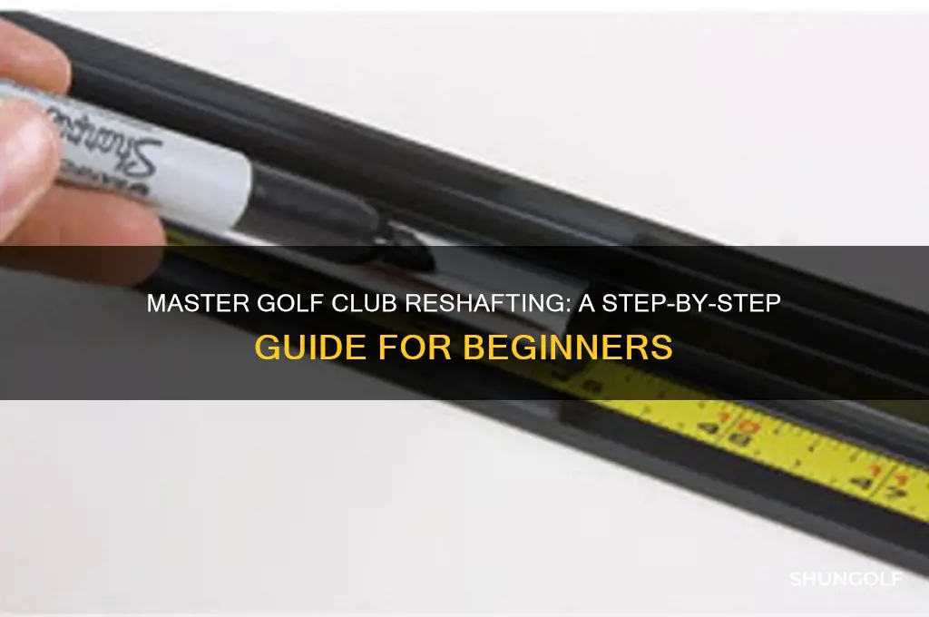 how to re shaft a golf club