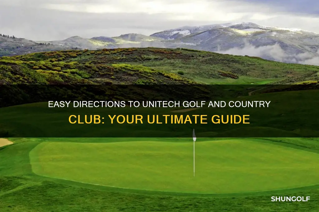 how to reach unitech golf and country club