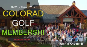 Reactivate Your Colorado Golf Membership: Steps to Take