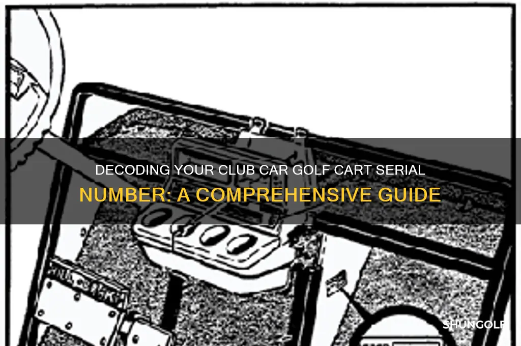 how to read a club car golf cart serial number