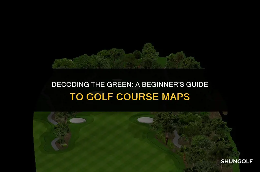 how to read a golf course map