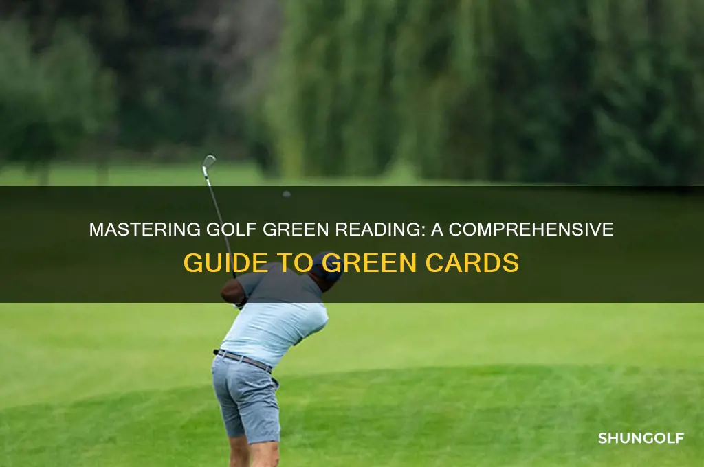 how to read a golf green card