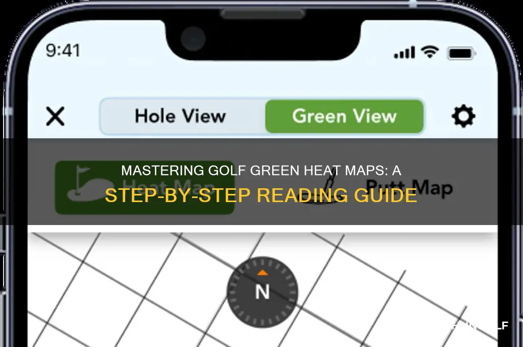how to read a golf green heat map