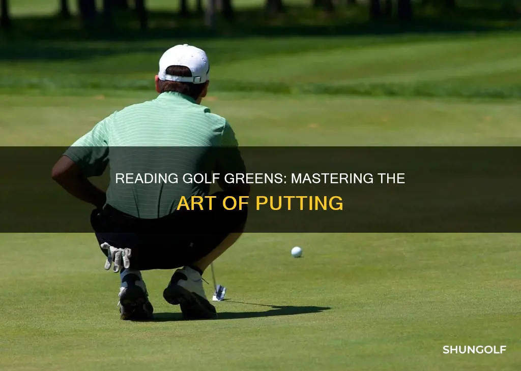 how to read a golf green