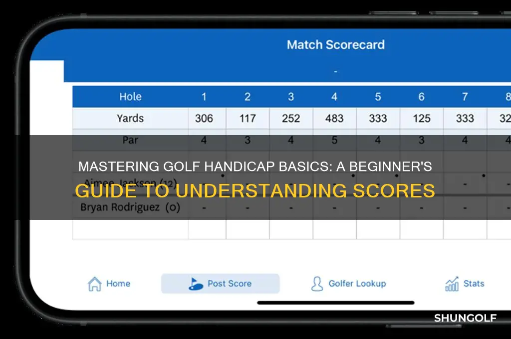 how to read a golf handicap