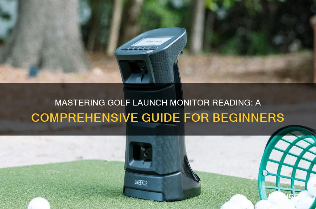how to read a golf launch monitor