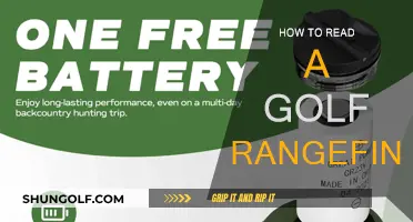 Golf Rangefinder: Reading Basics for Beginners
