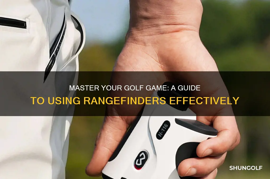 how to read a golf scope rangefinder
