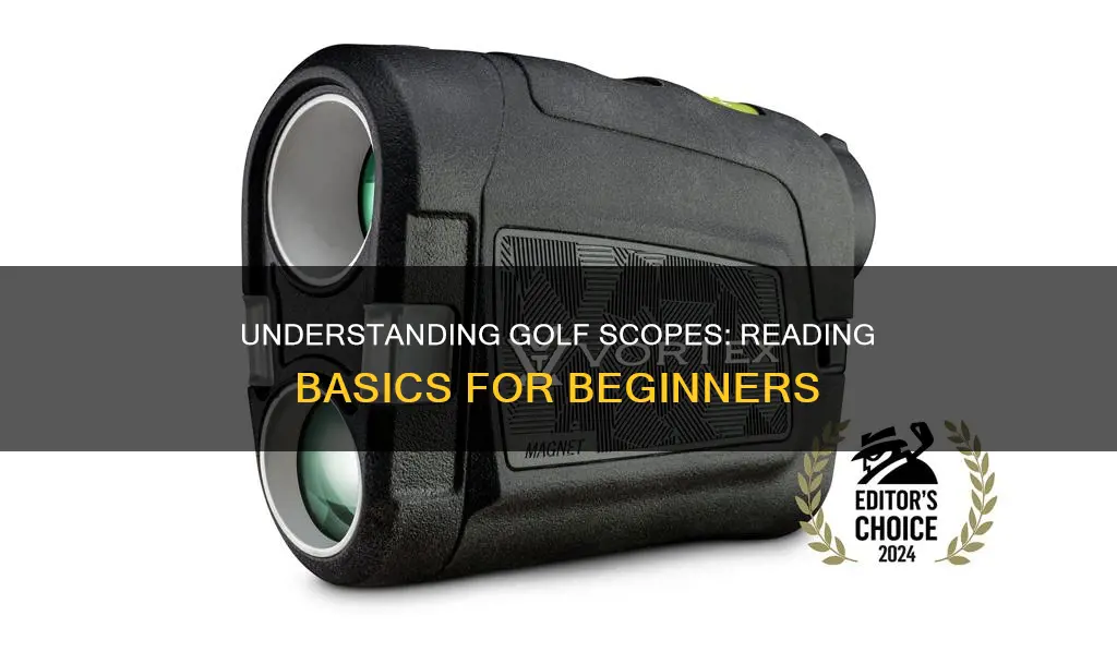 how to read a golf scope