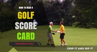 Mastering Golf Scorecards: A Beginner's Guide to Reading Scores