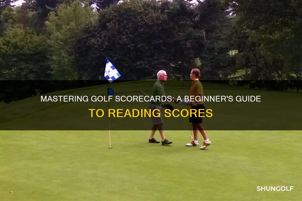 how to read a golf score card