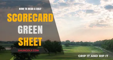Mastering the Golf Scorecard: Understanding the Green Sheet Basics
