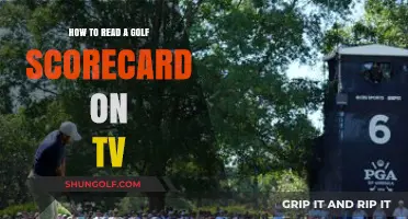 Mastering the Art of Decoding Golf Scorecards on Television