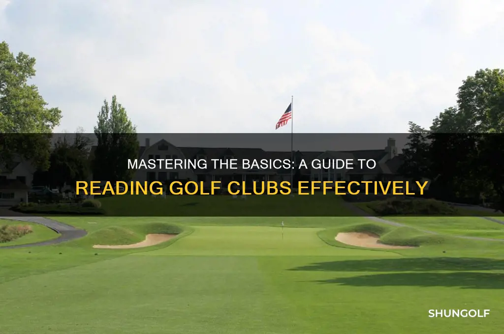 how to read golf clubs