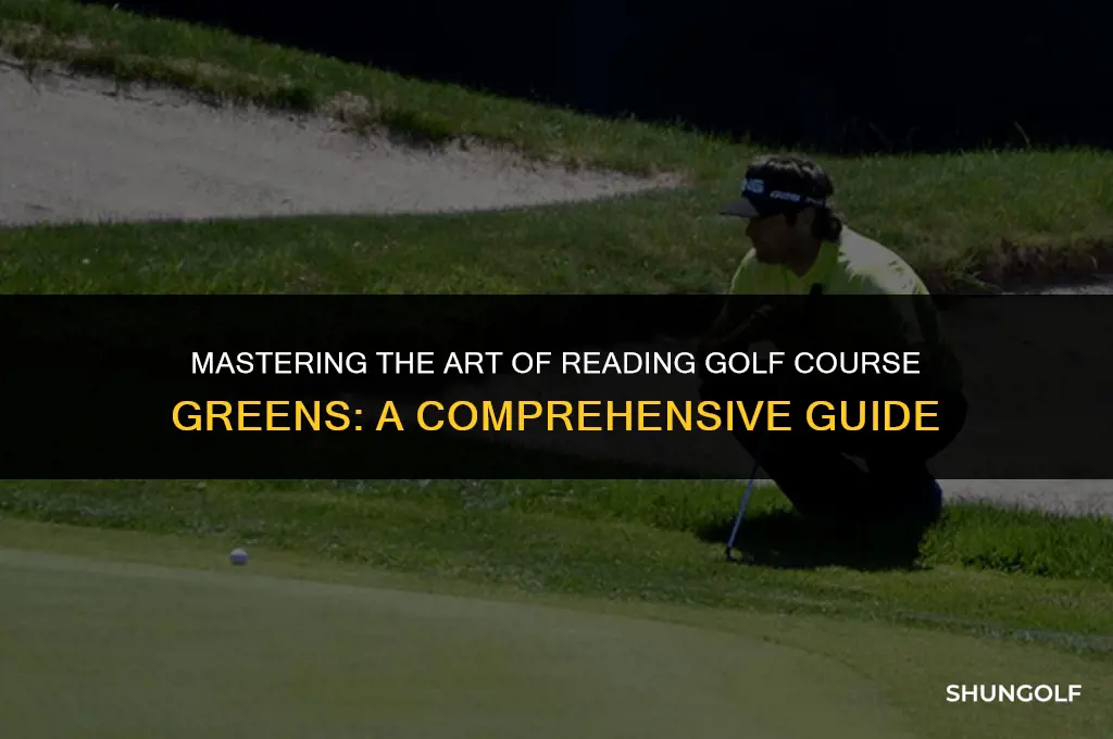 how to read golf course greens