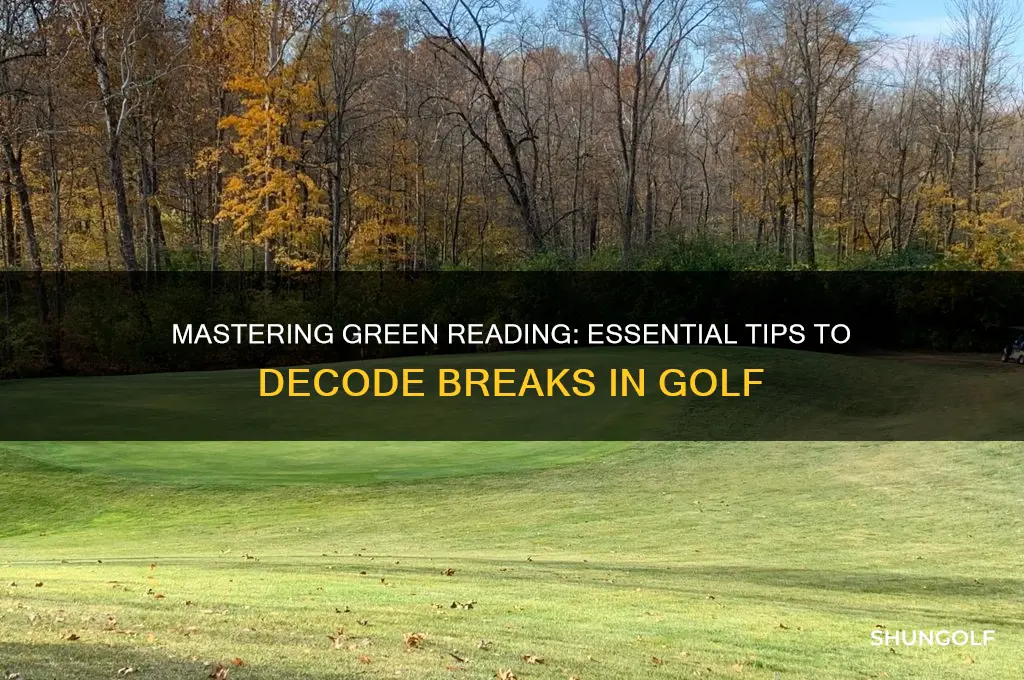 how to read golf greens for break