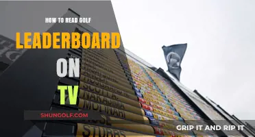Mastering the Art of Reading Golf Leaderboards on TV