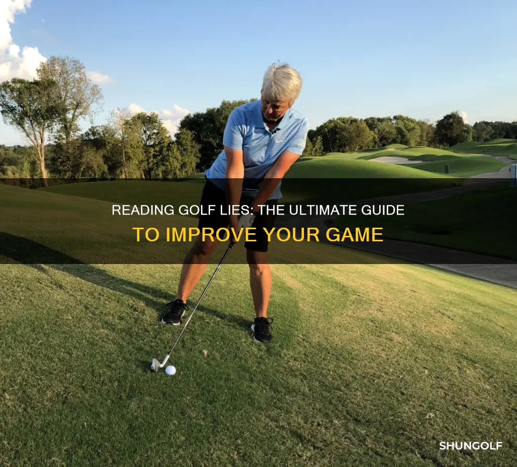 how to read golf lies