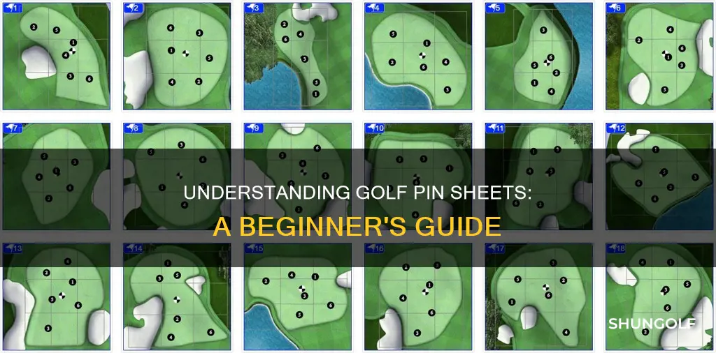 how to read golf pin sheet