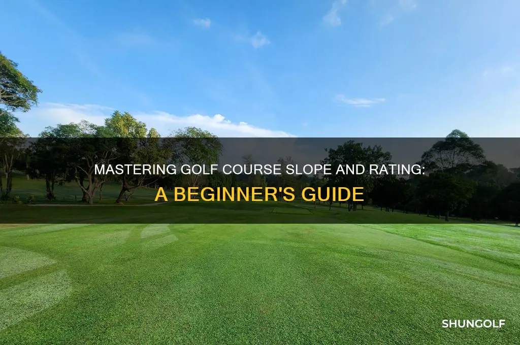 how to read golf slope and rating