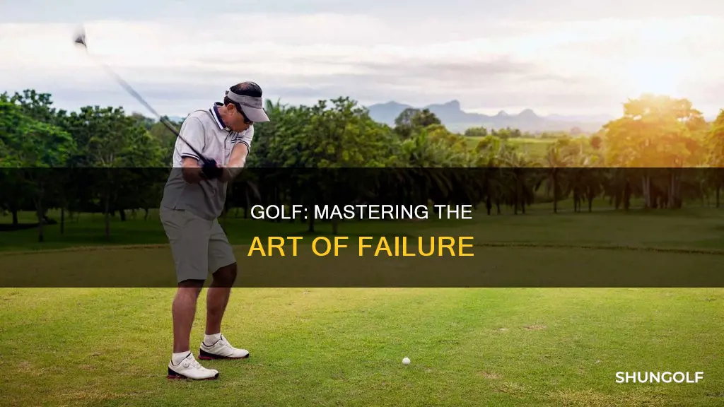 how to really stink at golf