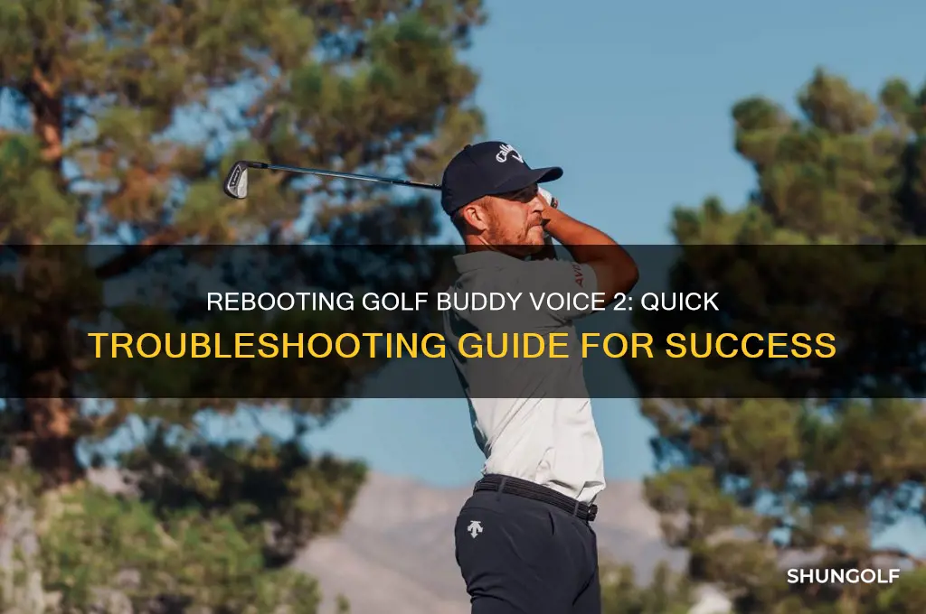 how to reboot golf buddy voice 2