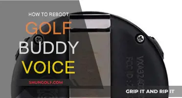 Restarting Golf Buddy Voice: A Quick Guide