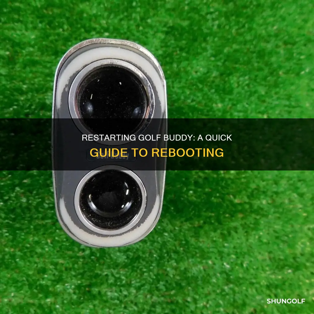 how to reboot golf buddy