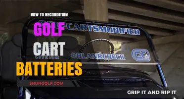 Revive Your Golf Cart: A Guide to Reconditioning Batteries