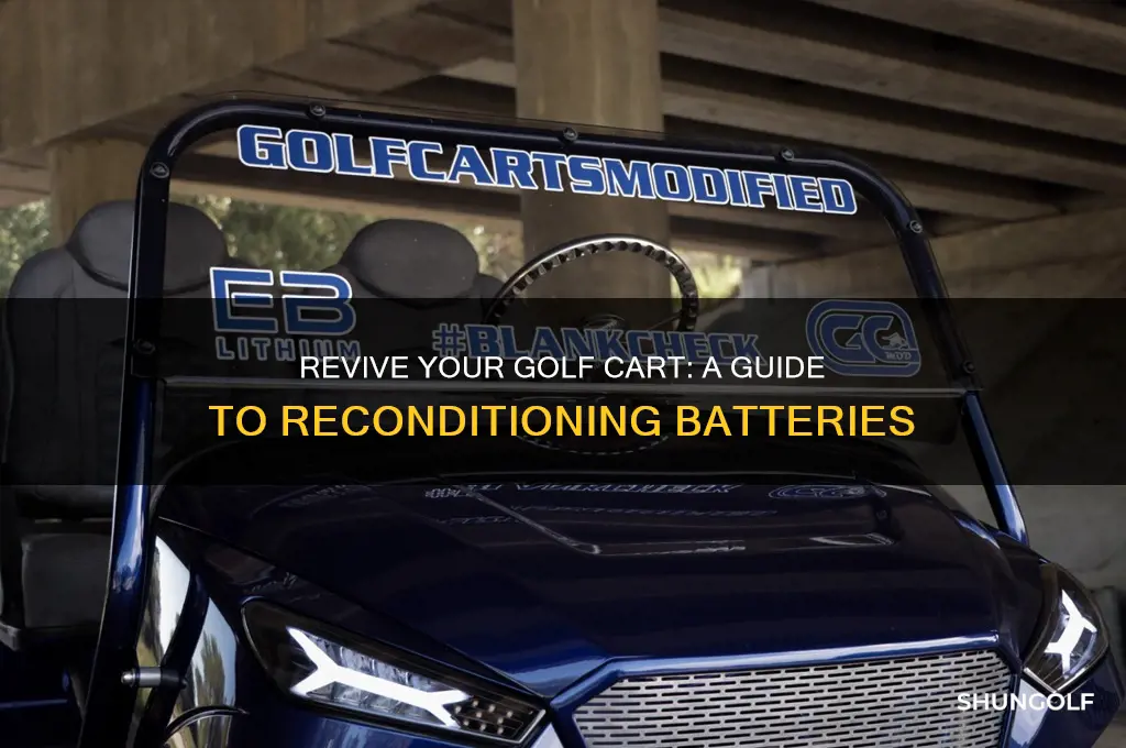 how to recondition golf cart batteries