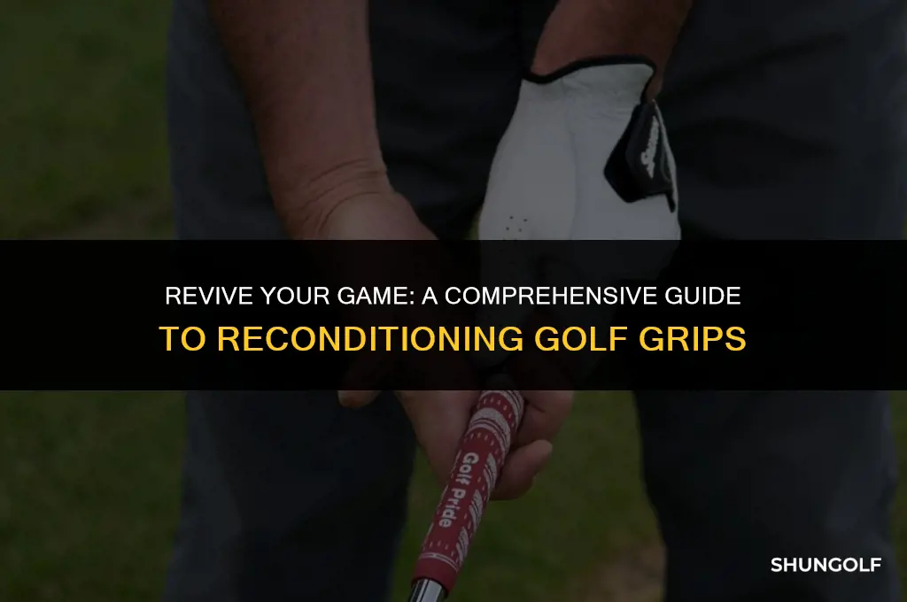 how to recondition golf grips