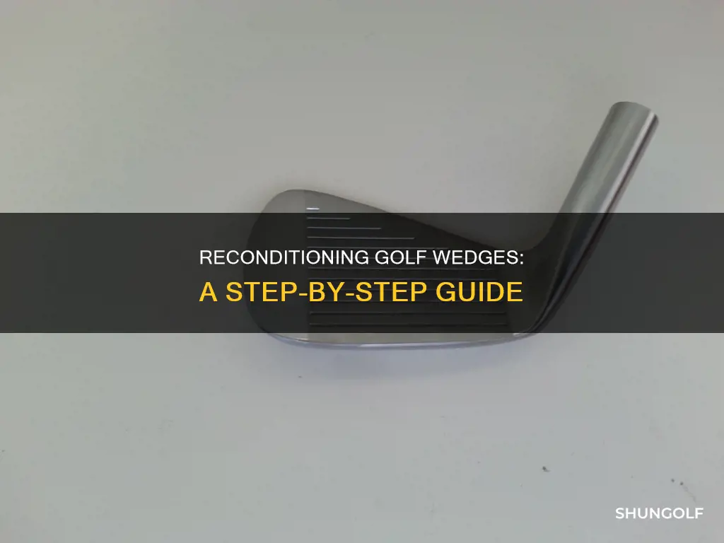 how to recondition golf wedges