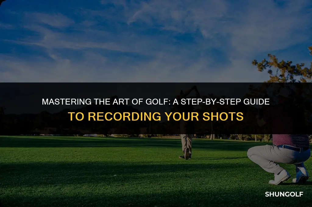 how to record golf shot
