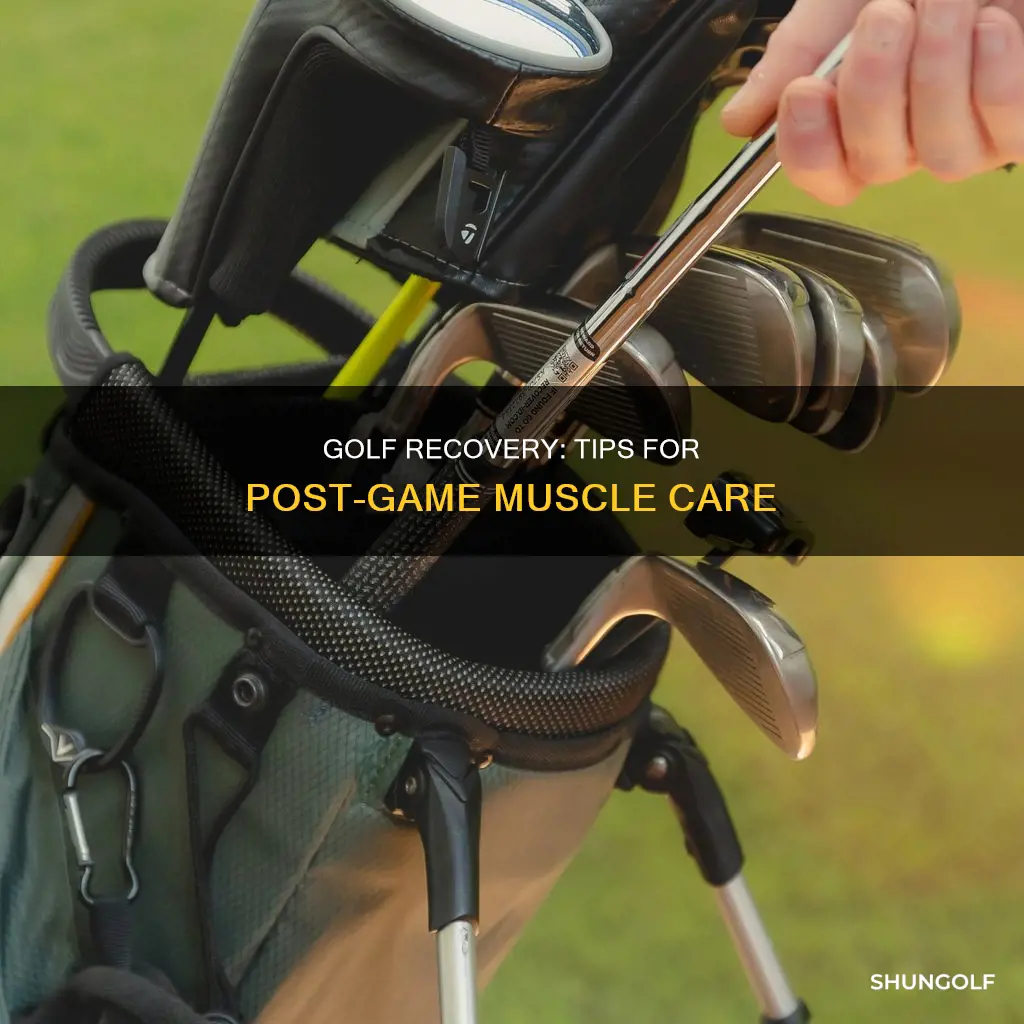 how to recover after golf