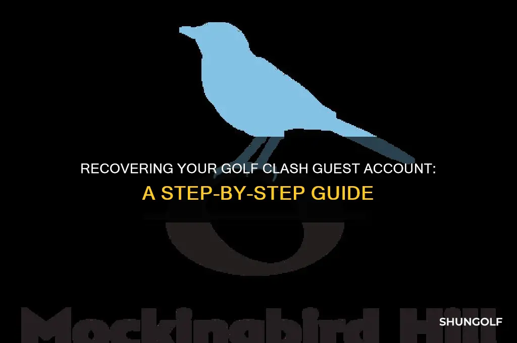 how to recover golf clash guest account