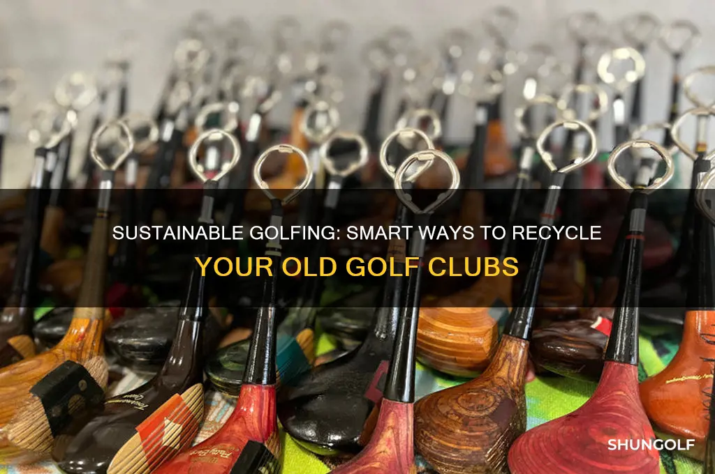 how to recycle golf clubs