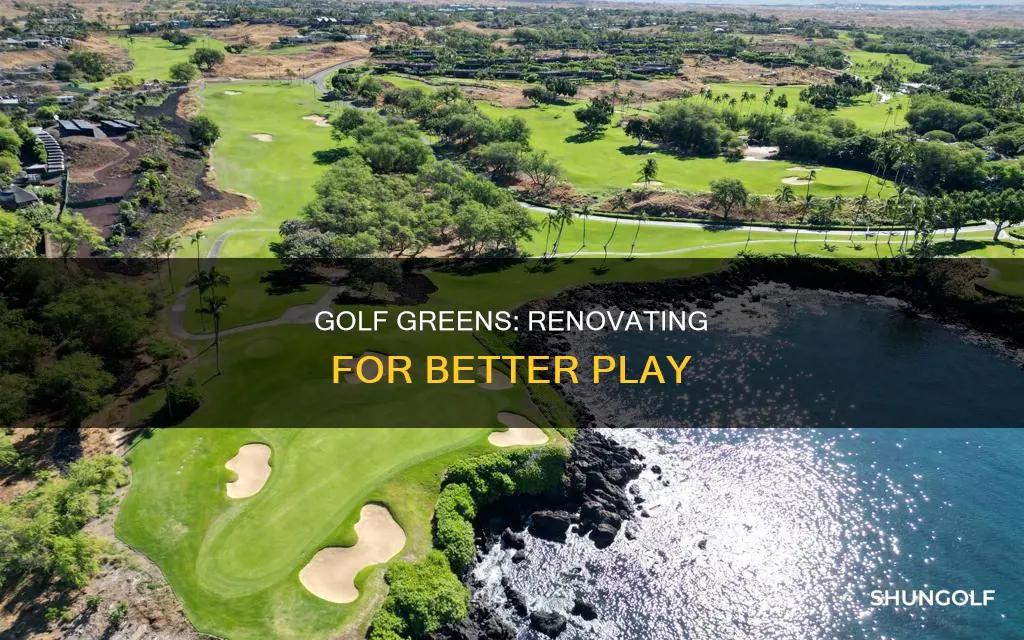 how to redo golf greens