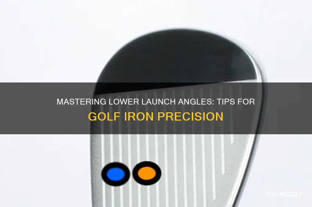 how to reduce launch angle golf irons