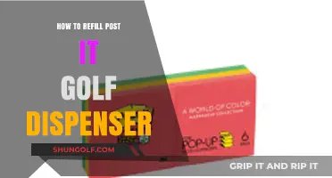Refill Your Post-It Golf Dispenser: A Quick and Easy Guide