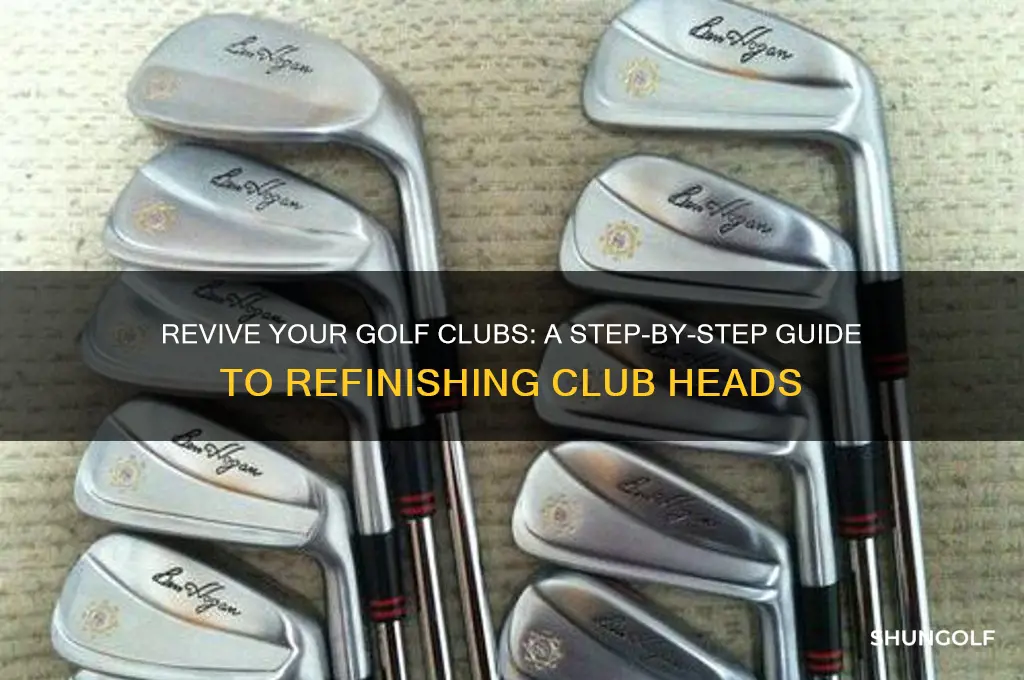 how to refinish a golf club head
