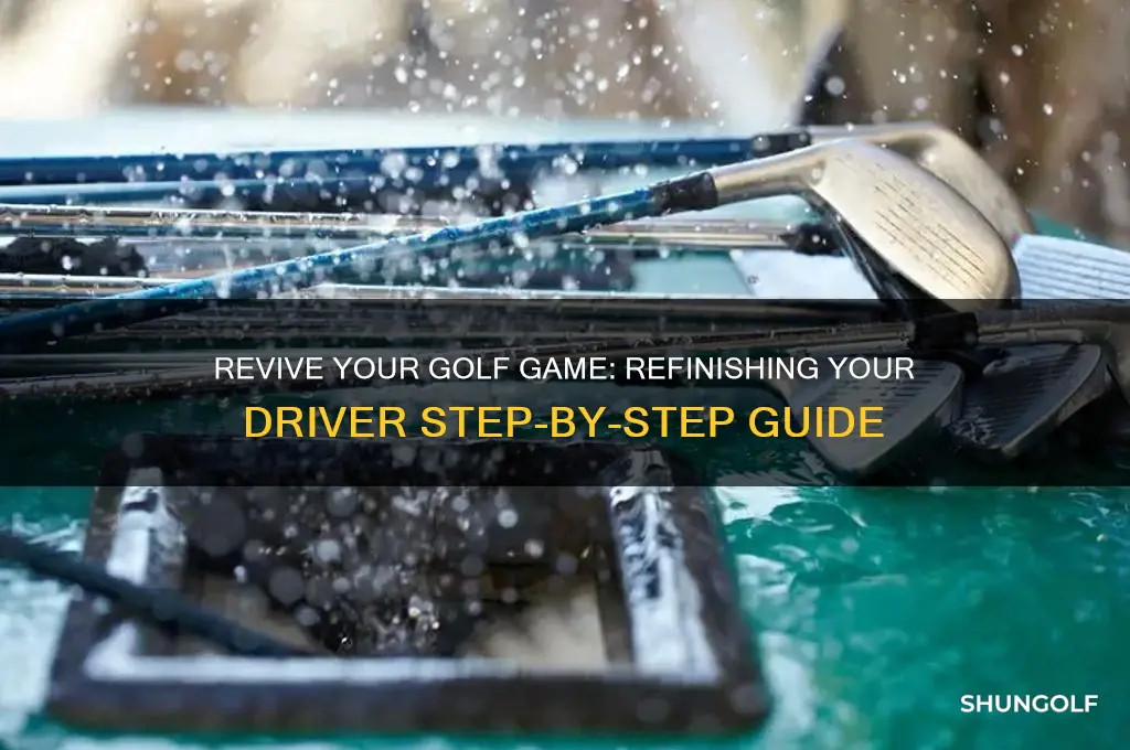 how to refinish golf club drivers