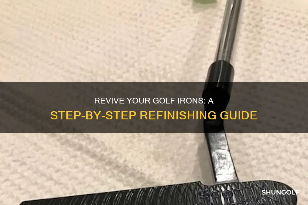 how to refinish golf club irons