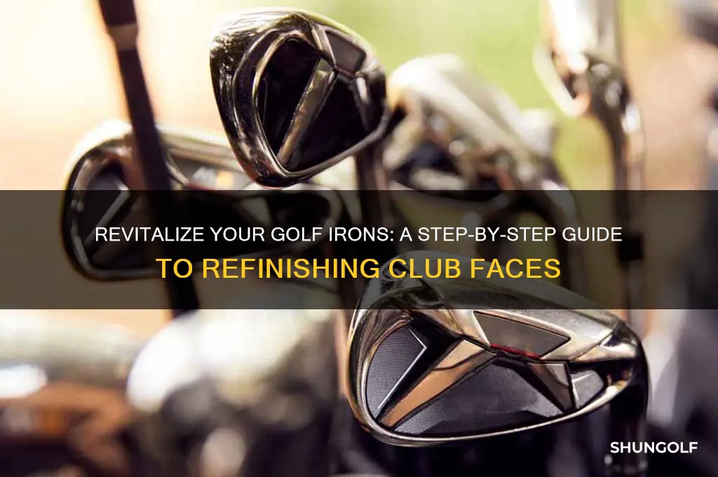 how to refinish golf iron faces